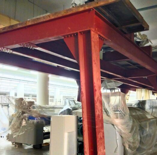 Pak Steel Elevator & Engineering - Jacquard Gantry Fabrication - Jacquard Foundation Design & Build