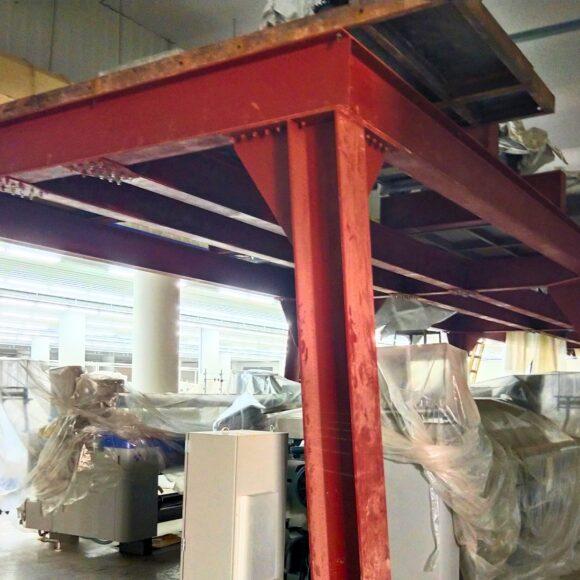 Pak Steel Elevator & Engineering - Jacquard Gantry Fabrication - Jacquard Foundation Design & Build